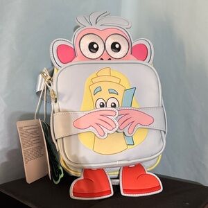 Loungefly Boots from Dora The Explorer Mini Backpack with Red Shoes